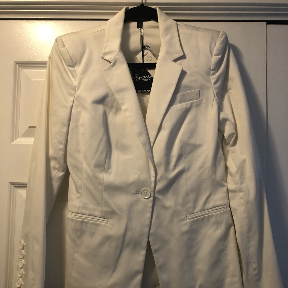 Express white blazer size 8